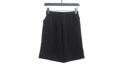 Balenciaga distressed washed lock embroidered Short Pants 1 02