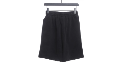 Balenciaga distressed washed lock embroidered Short Pants 1 02