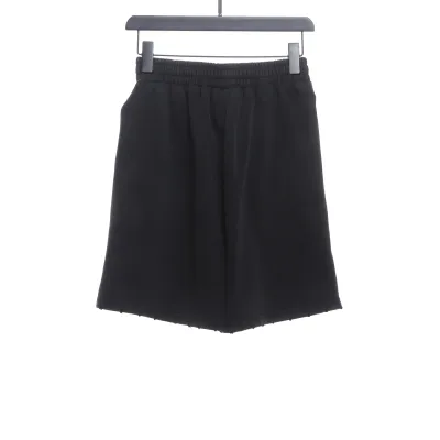  Balenciage distressed washed lock embroidered Short Pants 1 02