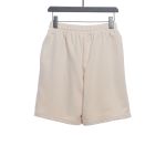  Balenciage distressed washed lock embroidered Short Pants 2