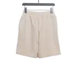  Balenciage distressed washed lock embroidered Short Pants 2
