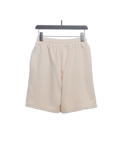 Balenciaga distressed washed lock embroidered Short Pants 2 02