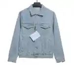 Balenciaga double B graffiti denim jacket