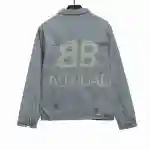 Balenciaga double B graffiti luminous denim jacket