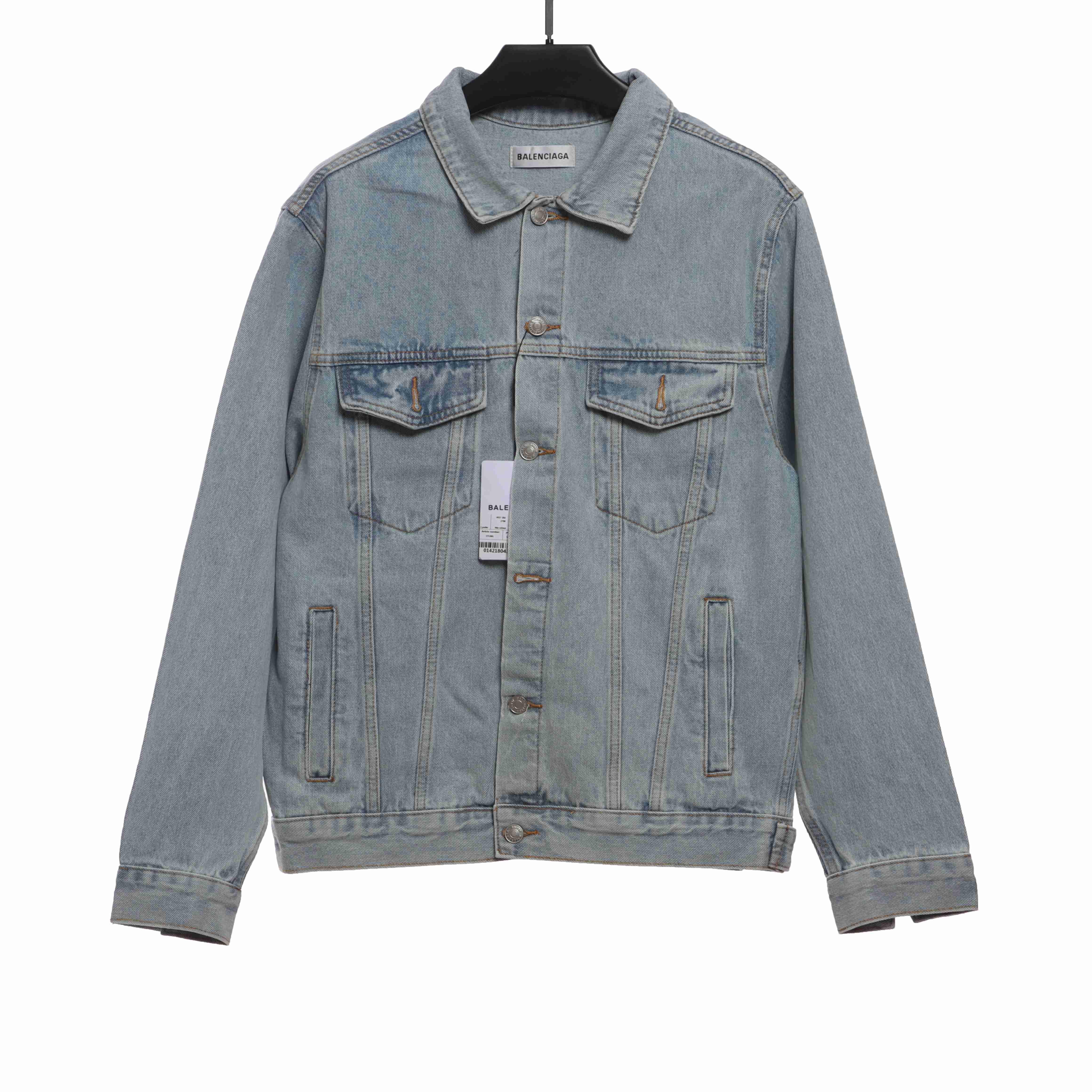 Balenciage double B graffiti luminous denim jacket