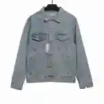 Balenciaga double B graffiti luminous denim jacket