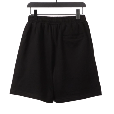 Balenciaga embroidered letter Short Pants black 02
