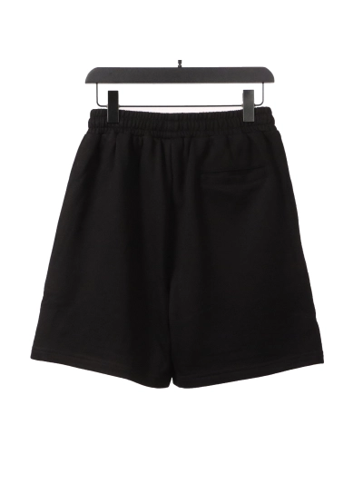 Balenciaga embroidered letter Short Pants black 02