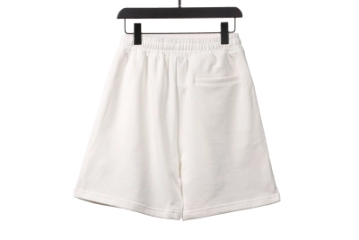 Balenciaga embroidered letter Short Pants white 02