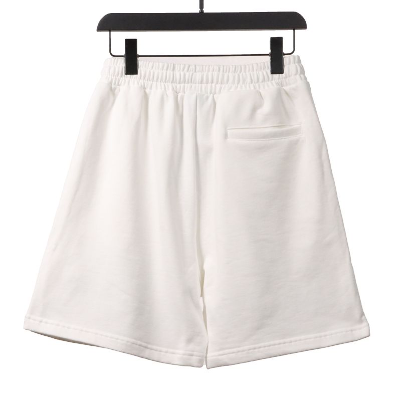  Balenciage embroidered letter Short Pants white