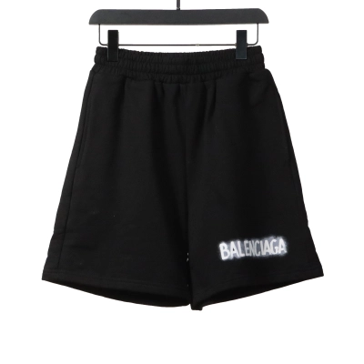 Balenciaga graffiti faded print Short Pants 01