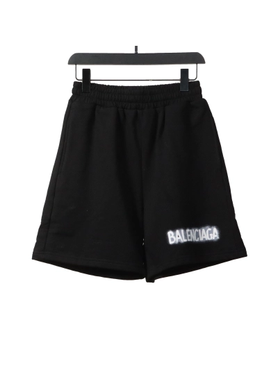 Balenciaga graffiti faded print Short Pants 01