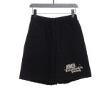  Balenciage HAND double B graffiti Short Pants