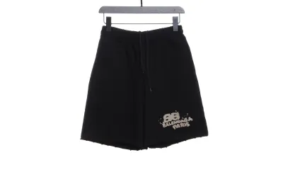 Balenciaga HAND double B graffiti Short Pants 01