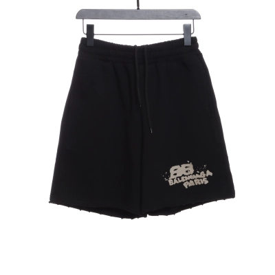 Balenciaga HAND double B graffiti Short Pants 01