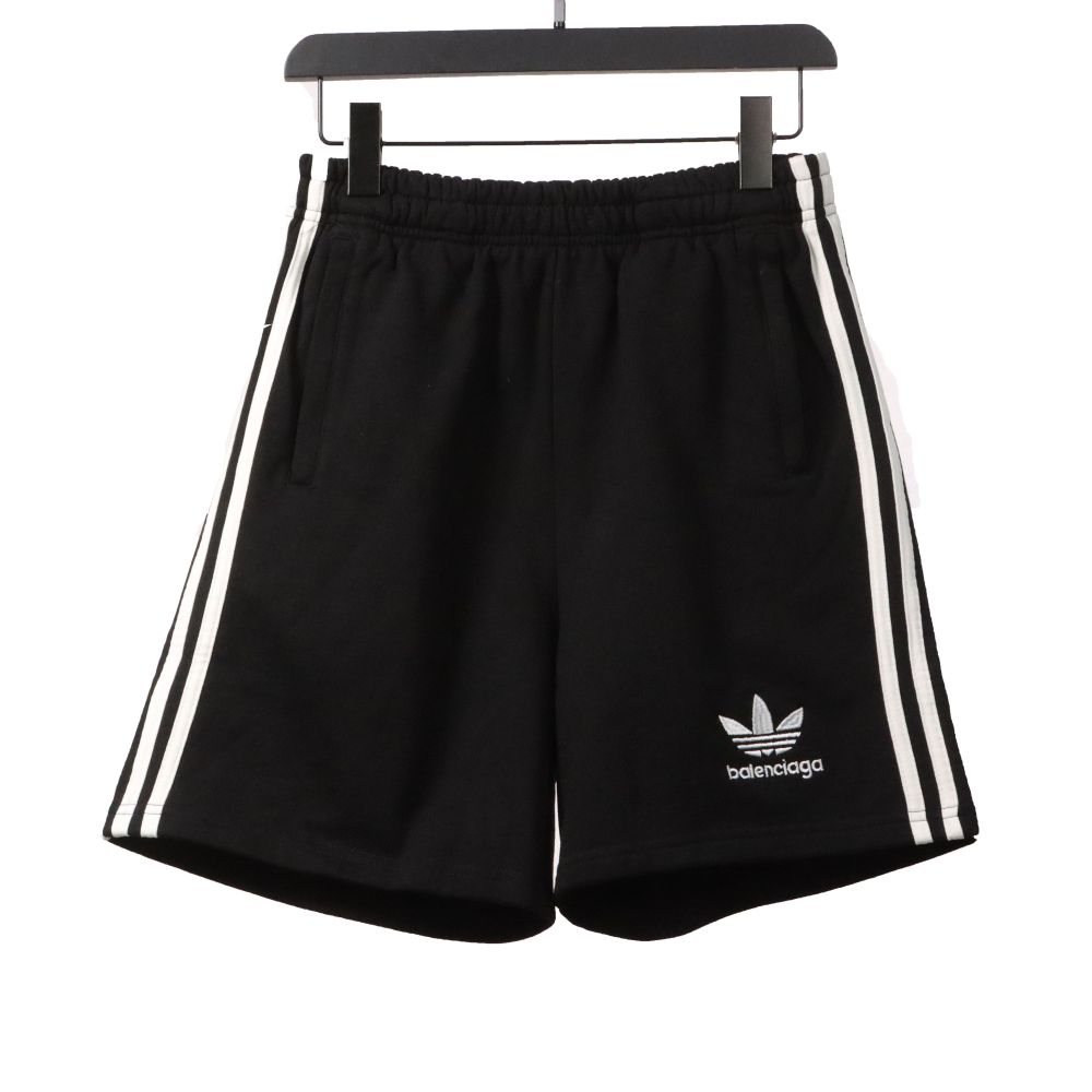  Balenciage joint AD embroidered Short Pants