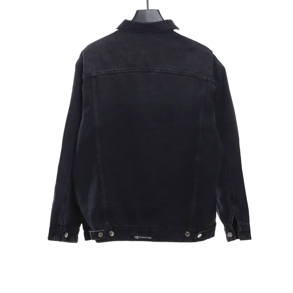 Balenciaga joint AD three-stripe denim jacket