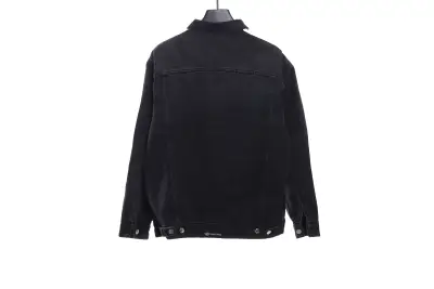 Balenciaga joint AD three-stripe denim jacket 02