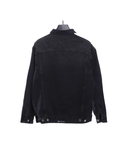 Balenciaga joint AD three-stripe denim jacket 02