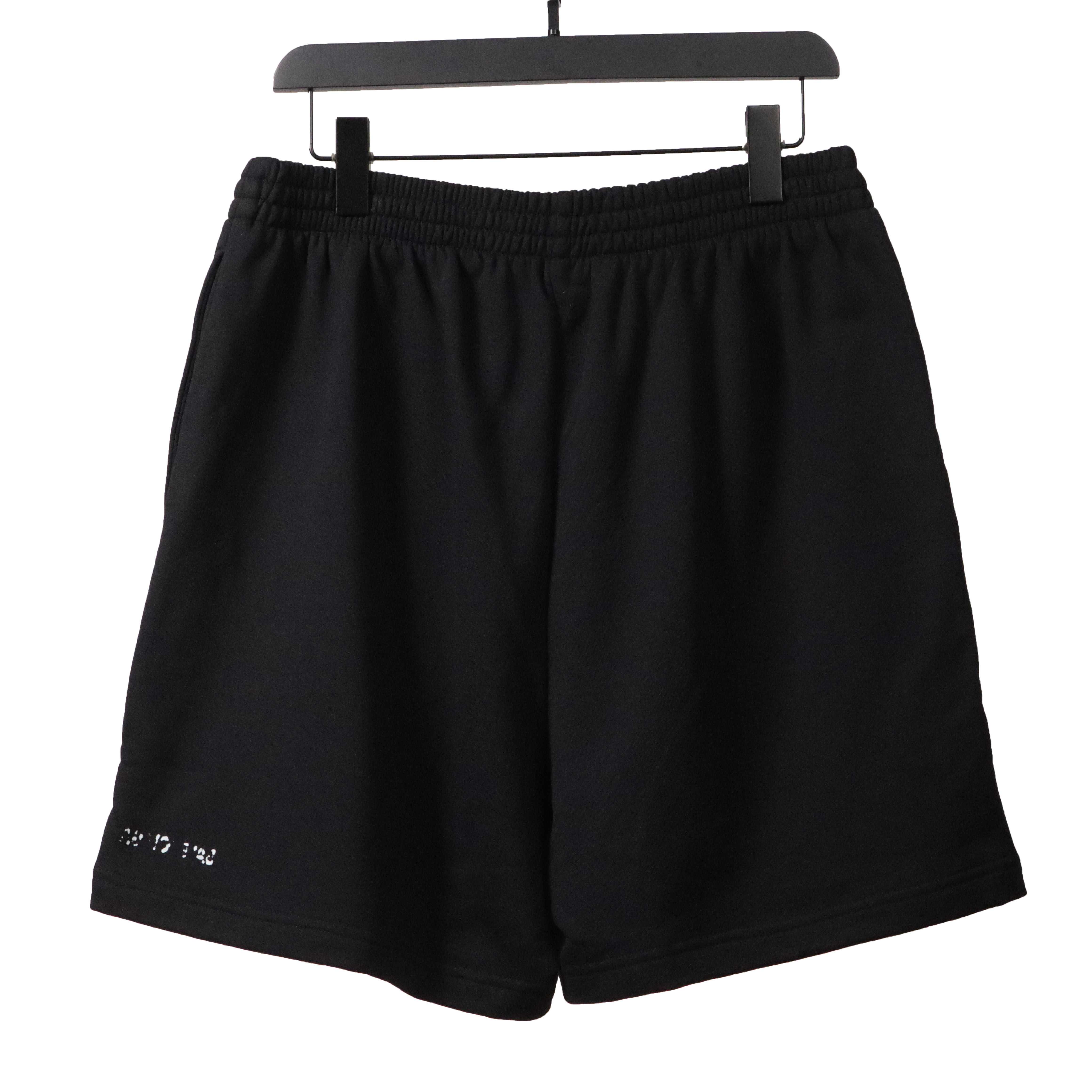 Balenciaga reverse small logo embroidered letter Short Pants