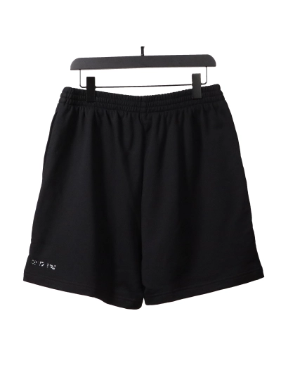 Balenciaga reverse small logo embroidered letter Short Pants 02