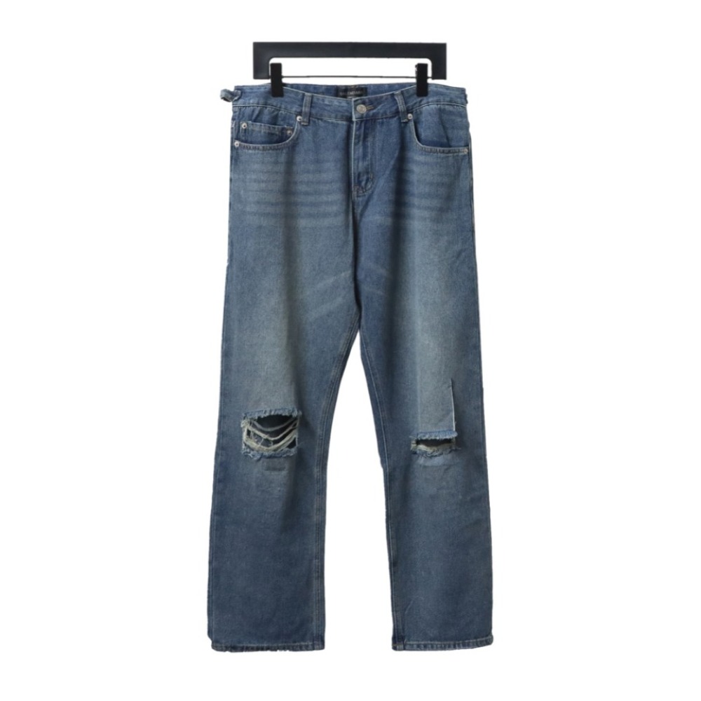 Balenciage washed damaged Jeans