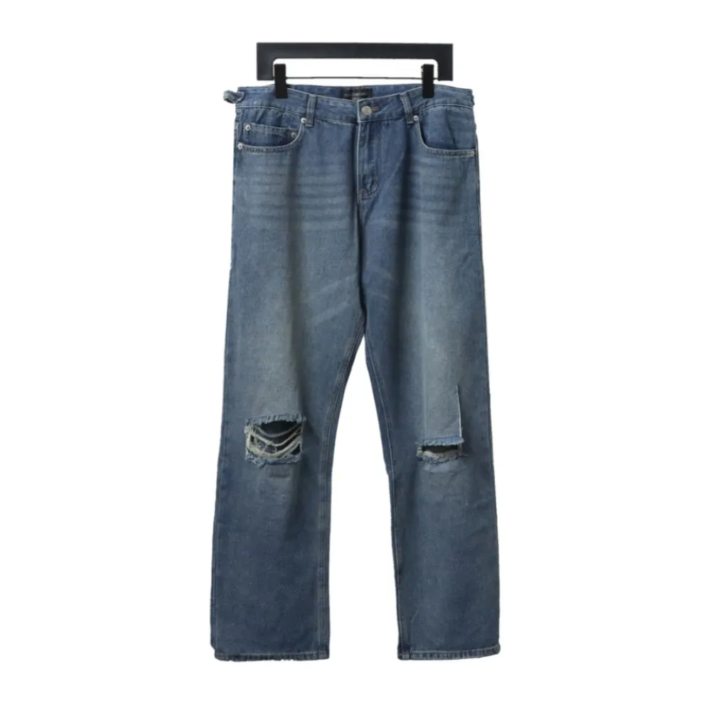Balenciaga washed damaged Jeans
