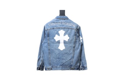 Chrome Hearts back cross denim jacket 02