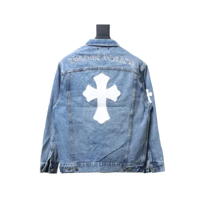Chrome Hearts back cross denim jacket 02