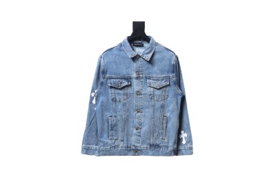 Chrome Hearts back cross denim jacket 01