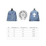 Chrome Hearts back cross denim jacket