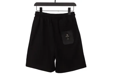 Chrome Hearts back pocket leather label silver Short Pants 02