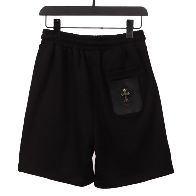  Chrome Hearts back pocket leather label silver Short Pants 02