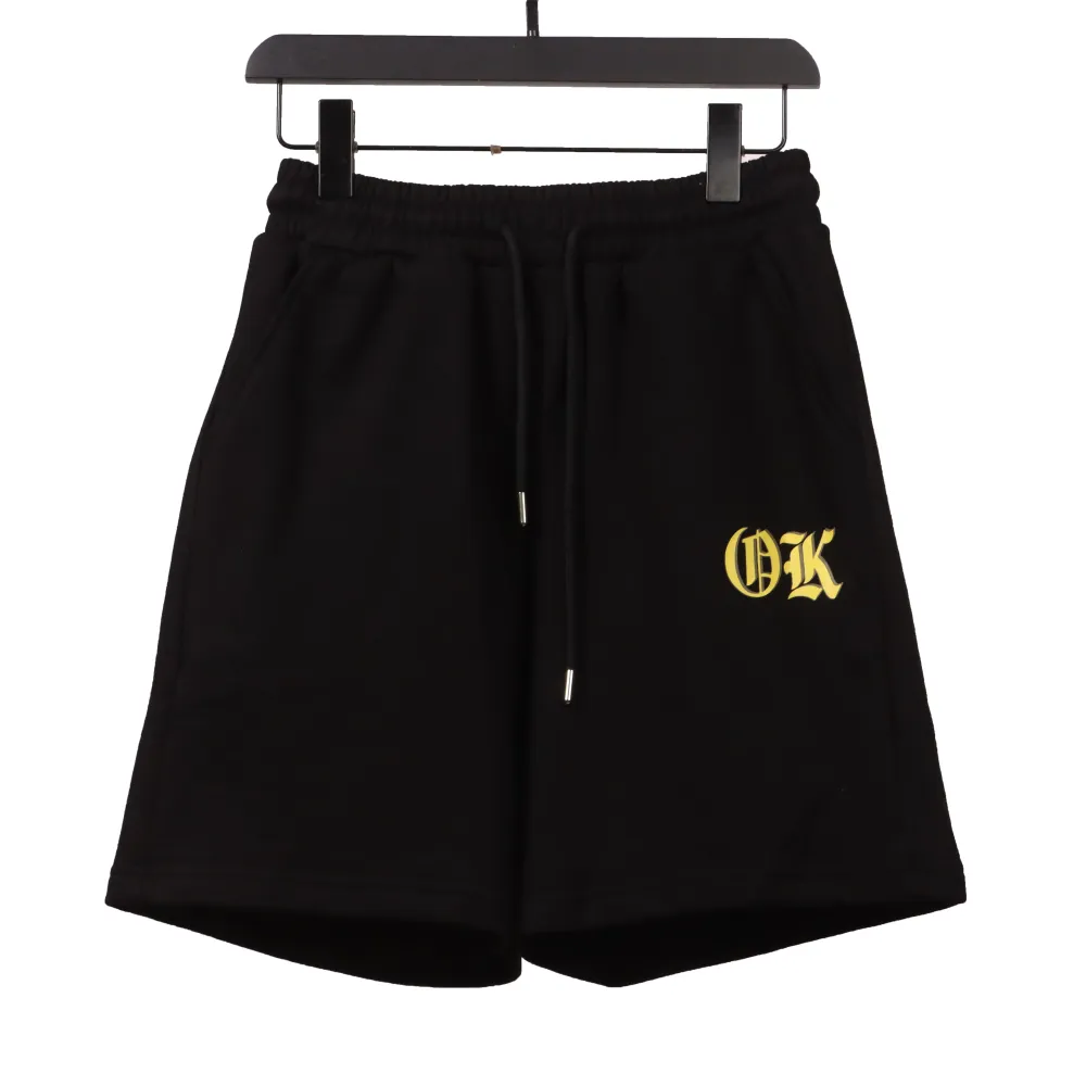  Chrome Hearts back pocket leather label silver Short Pants