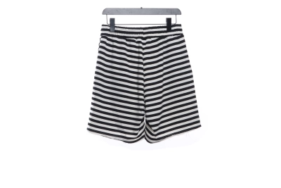 Chrome Hearts black and white striped cross Short Pants 02