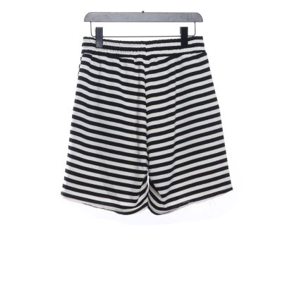  Chrome Hearts black and white striped cross Short Pants 02