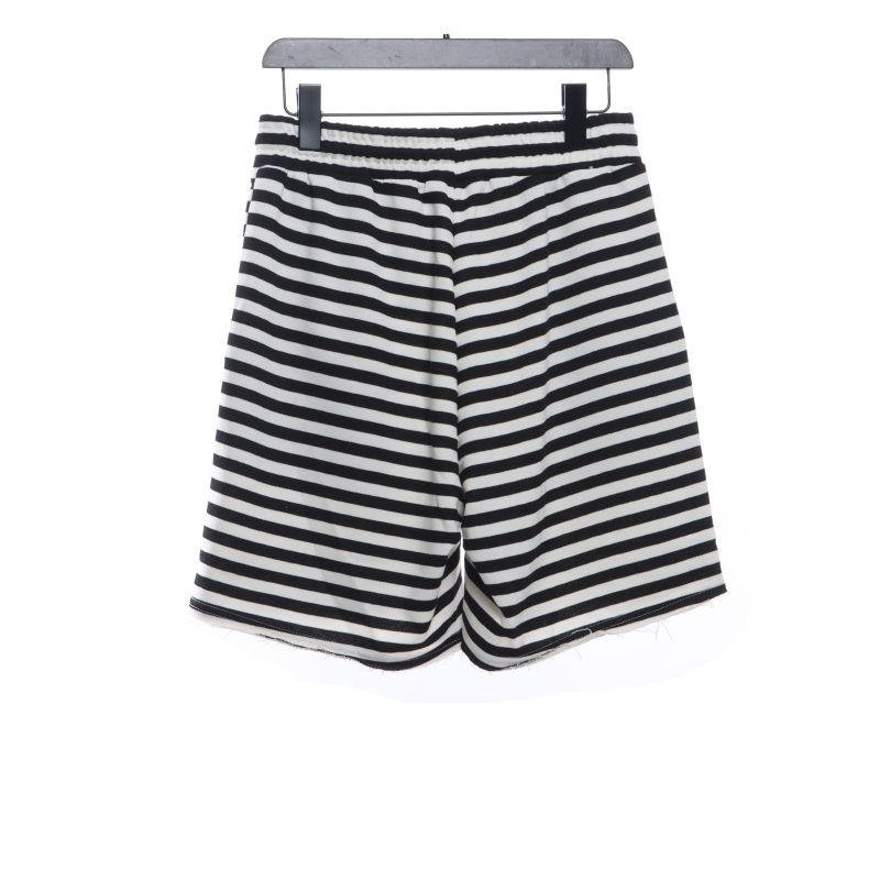 Chrome Hearts black and white striped cross Short Pants