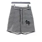  Chrome Hearts black and white striped cross Short Pants