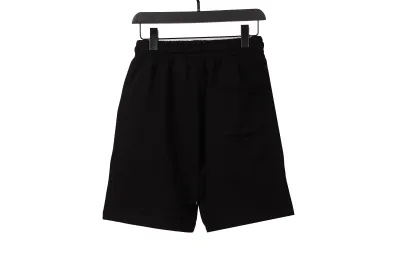 Chrome Hearts embroidered Sanskrit cross terry Short Pants black 02