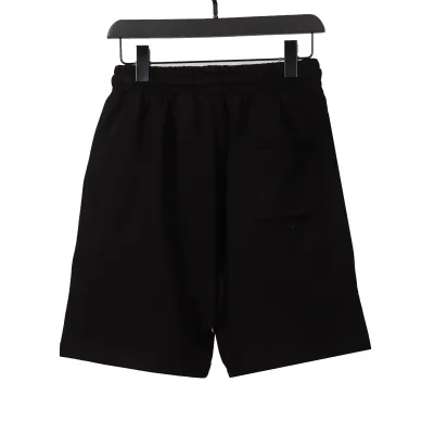 Chrome Hearts embroidered Sanskrit cross terry Short Pants black 02