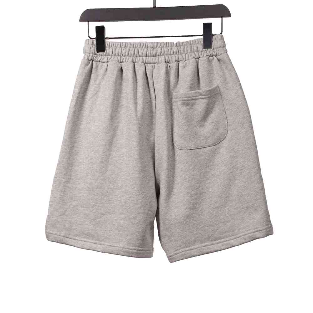 Chrome Hearts embroidered Sanskrit cross terry Short Pants gray