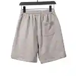  Chrome Hearts embroidered Sanskrit cross terry Short Pants gray