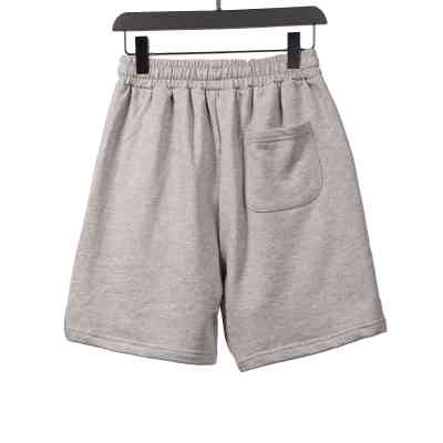  Chrome Hearts embroidered Sanskrit cross terry Short Pants gray 02