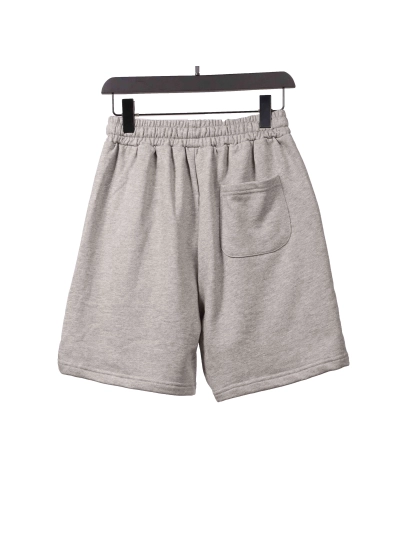 Chrome Hearts embroidered Sanskrit cross terry Short Pants gray 02