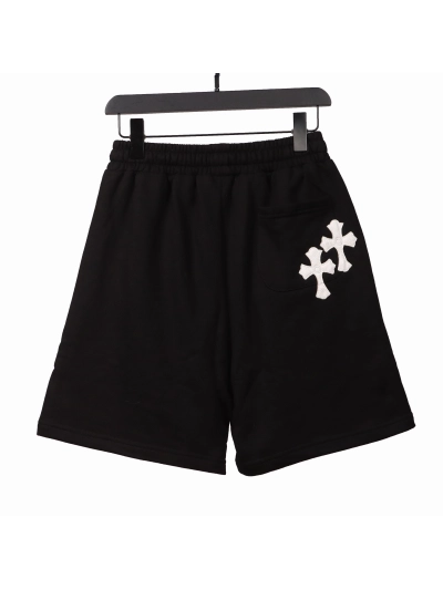 Chrome Hearts horseshoe cross Short Pants black 02