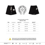 Chrome Hearts horseshoe cross Short Pants black