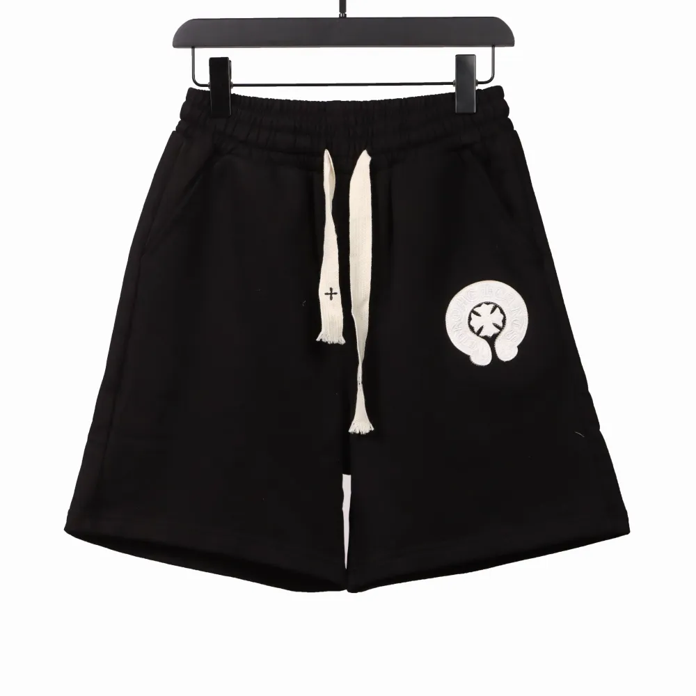  Chrome Hearts horseshoe cross Short Pants black