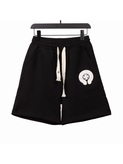 Chrome Hearts horseshoe cross Short Pants black 01