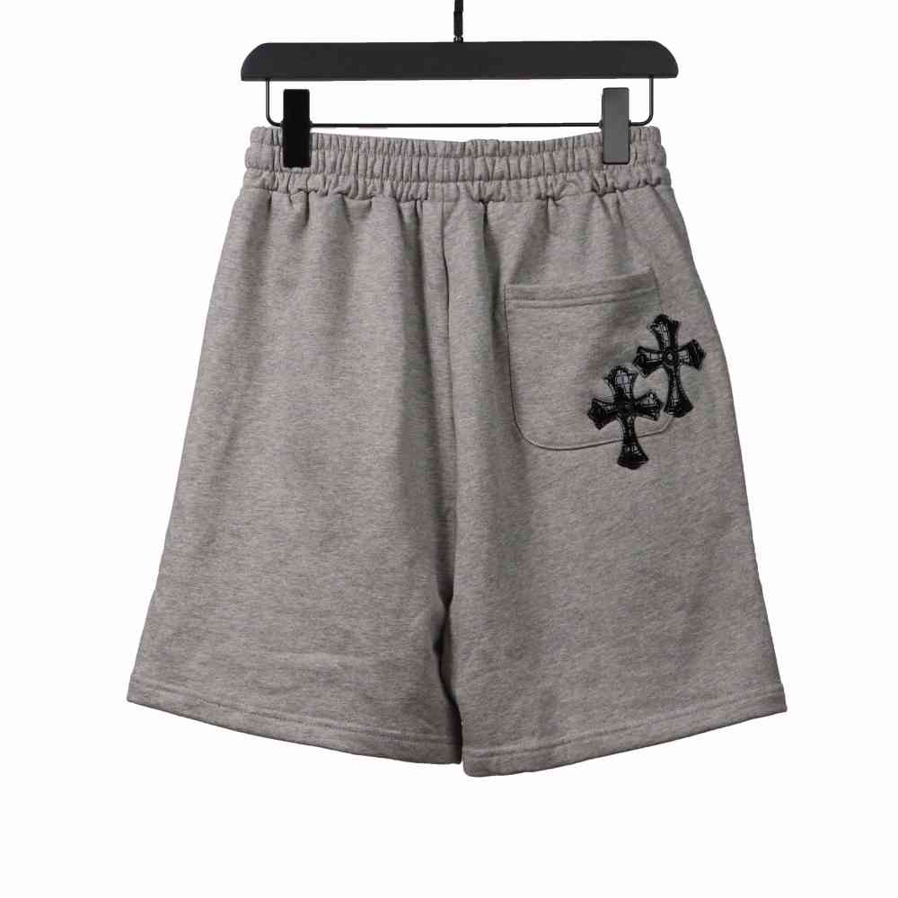Chrome Hearts horseshoe cross Short Pants gray