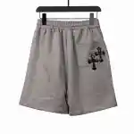  Chrome Hearts horseshoe cross Short Pants gray